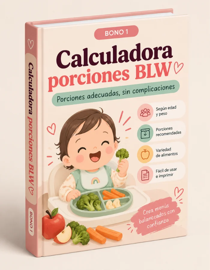 Portada del bono 1: Calculadora de porciones BLW